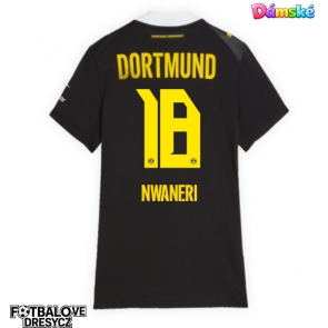 Borussia Dortmund Ethan Nwaneri #18 Dámské Venkovní Dres 2026-27 Krátký Rukáv